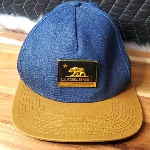 Rare California Republic adjustable snap back hat